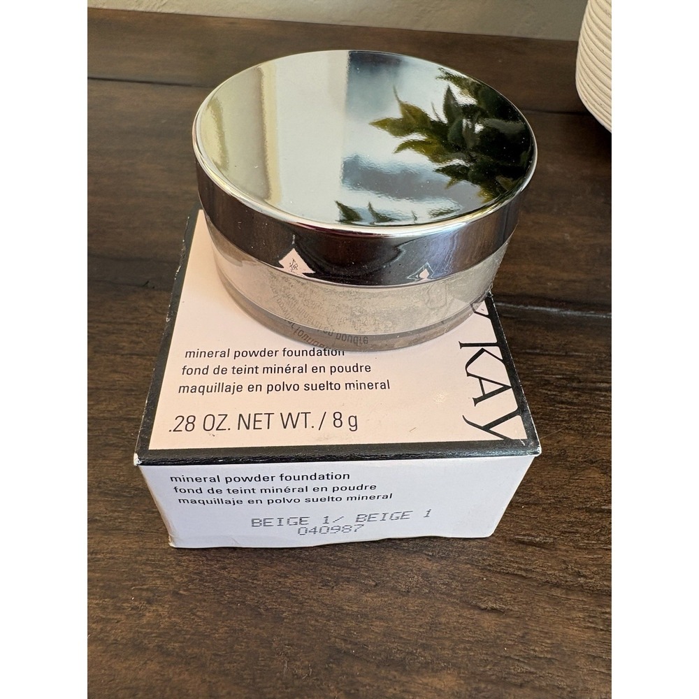 Mary Kay Mineral Powder Foundation  *BEIGE 1* 040987 Discontinued NEW IN BOX